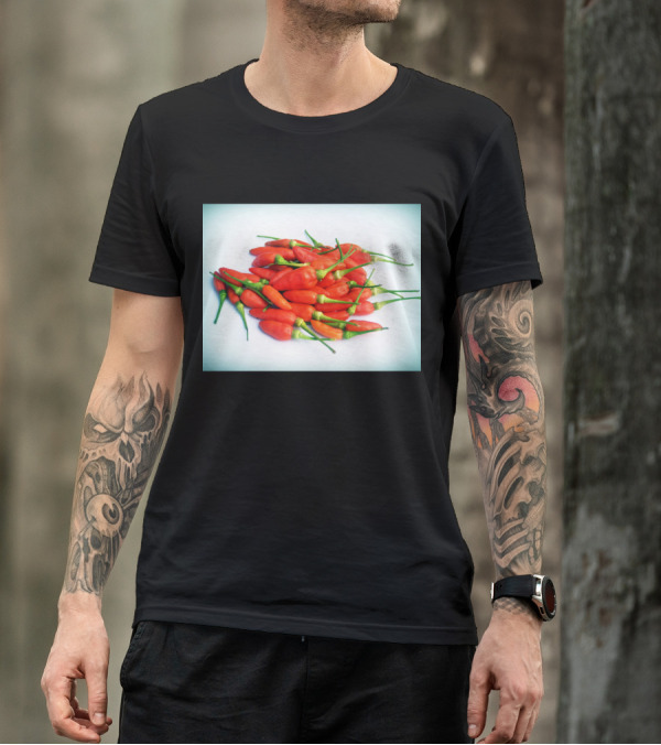 Red Chilli Peppers Abundance Hot And Spicy T-Shirt
