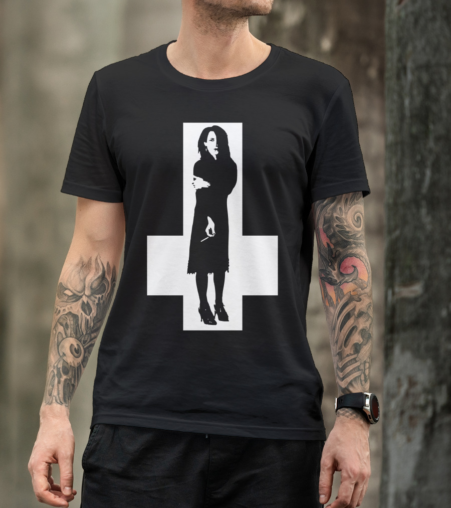 Rozz Williams Gothic Silhouette Cross T-Shirt