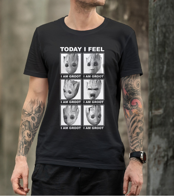 TODAY I FEEL I AM GROOT EMOTIONS VARIATION T-Shirt