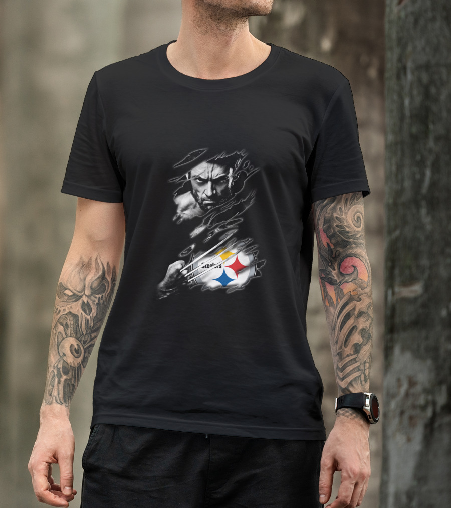 Wolverine Pittsburgh Steelers Fan Claws With Steelmark T-Shirt