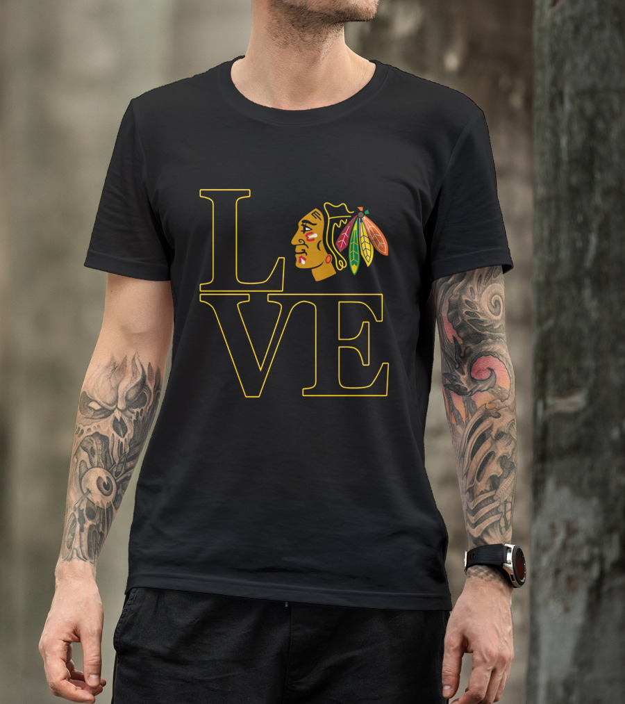 Love Chicago Blackhawks T-Shirt