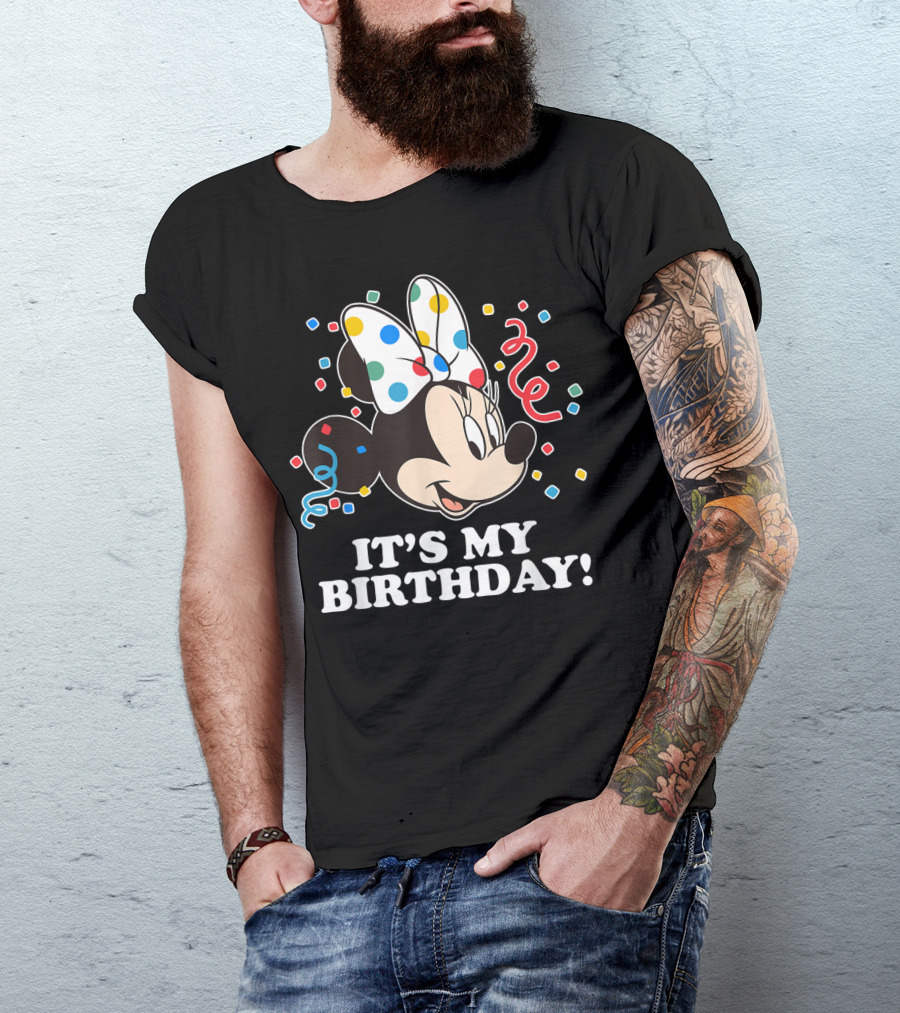 Minnie Mouse It's My Birthday Celebration T-Shirt