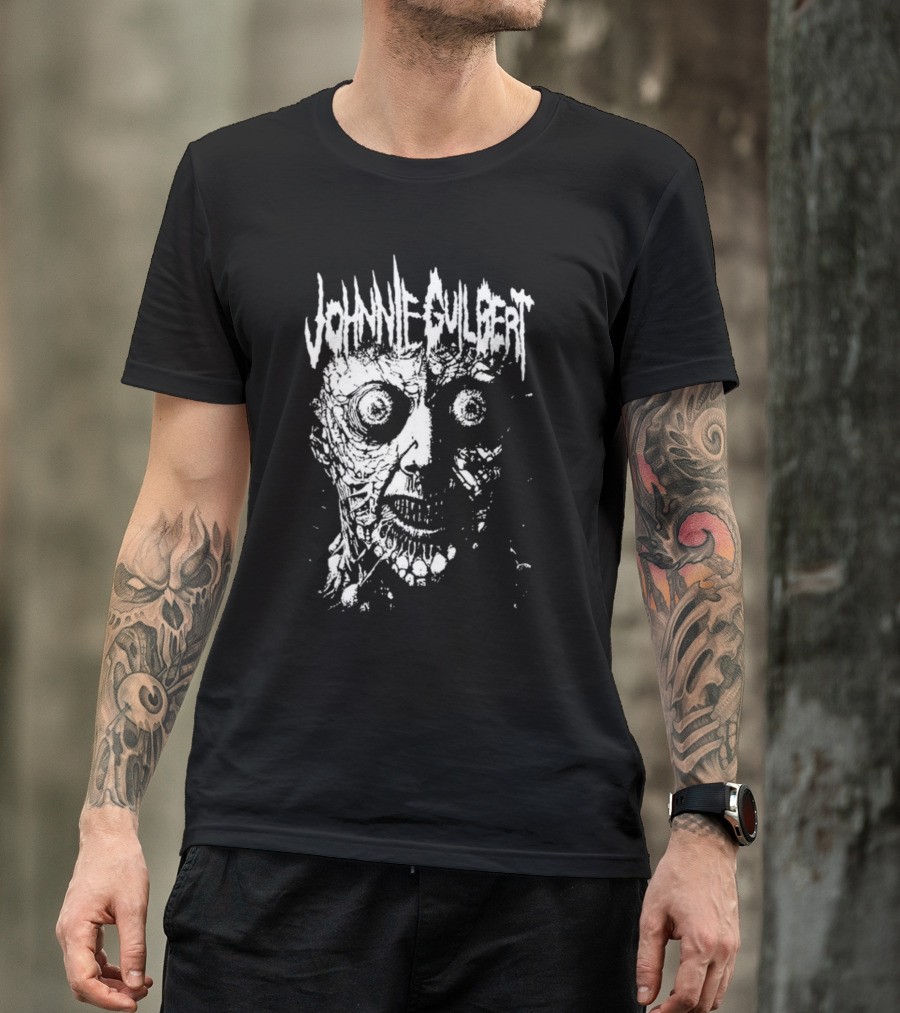 Johnnie Guilbert Haunted Soul Horror Face T-Shirt