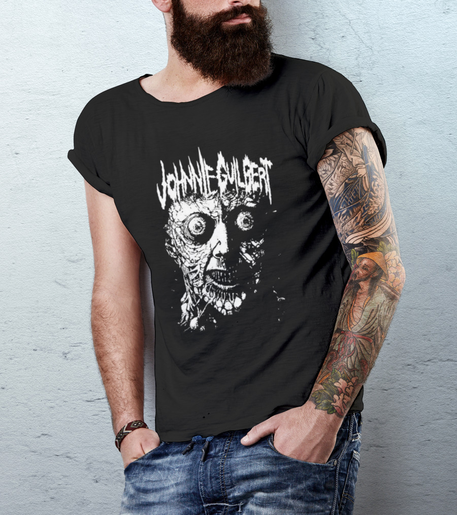 Johnnie Guilbert Haunted Soul Horror Face T-Shirt