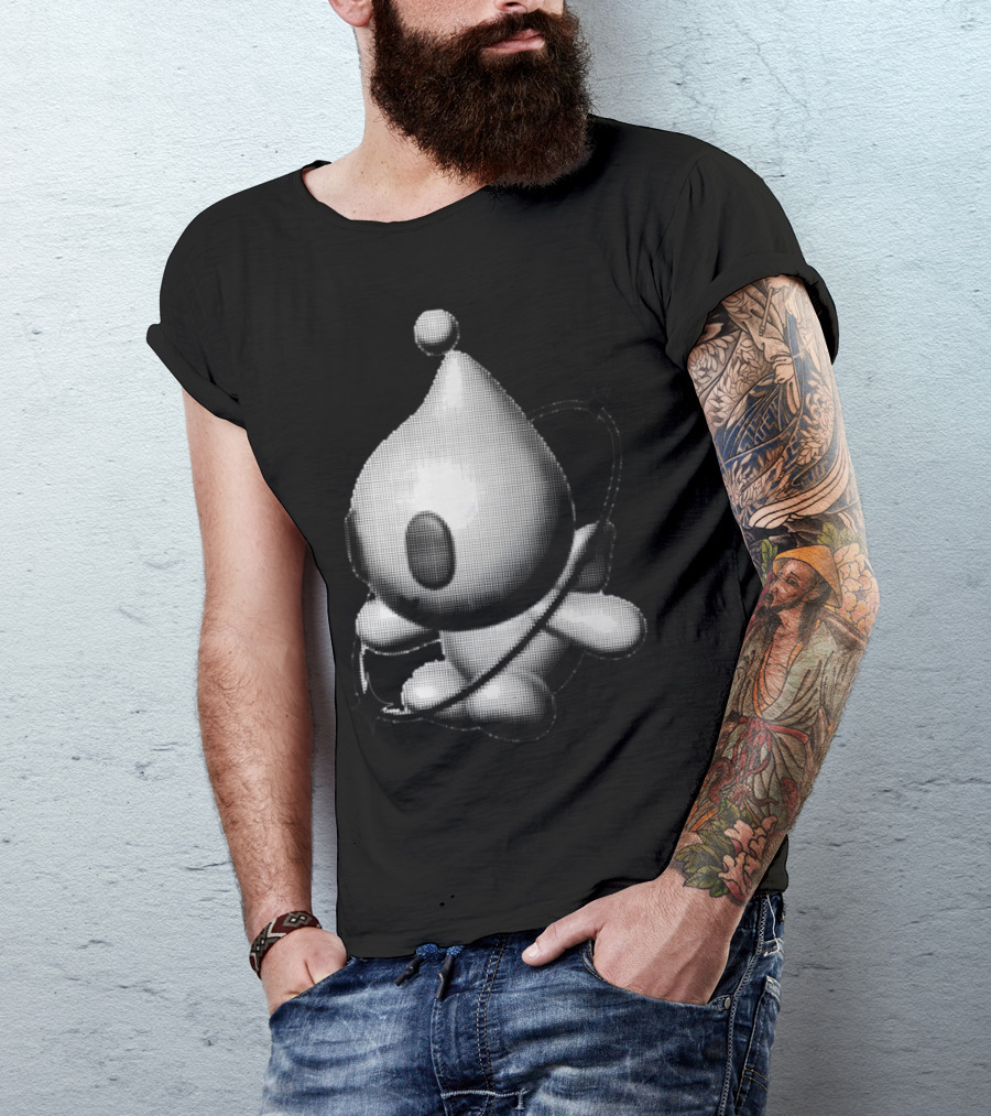 Y2k Friend Retro Digital Character With Orbiting Rings T-Shirt