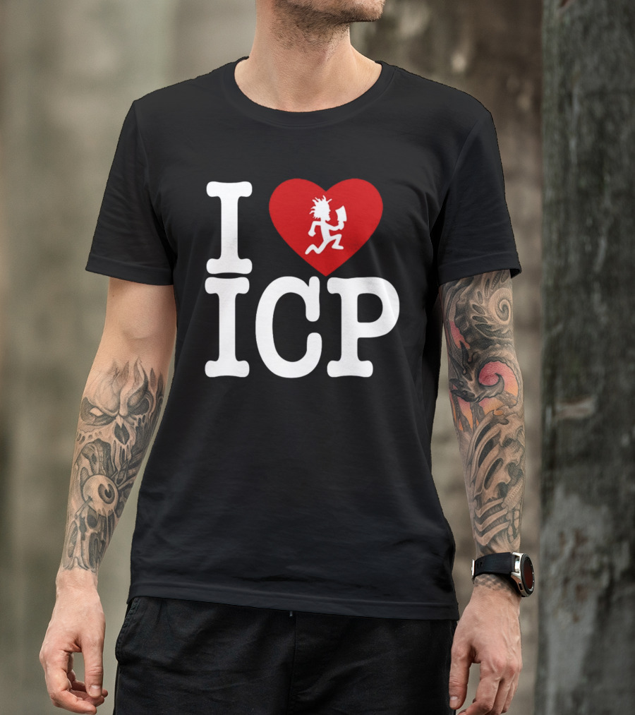 I Heart ICP Hatchetman Red Heart Iconic T-Shirt