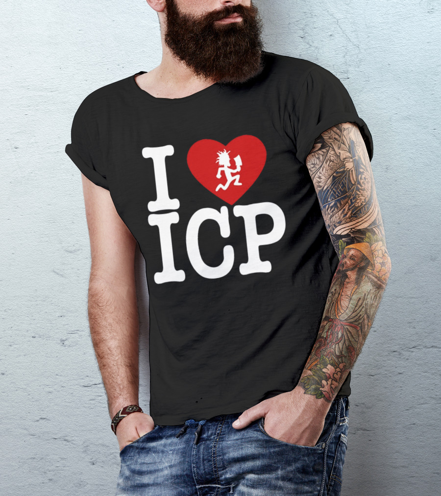 I Heart ICP Hatchetman Red Heart Iconic T-Shirt