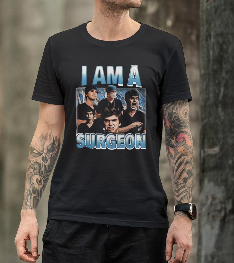 I Am A Surgeon Collage Featuring Multiple Emotions T-Shirt
