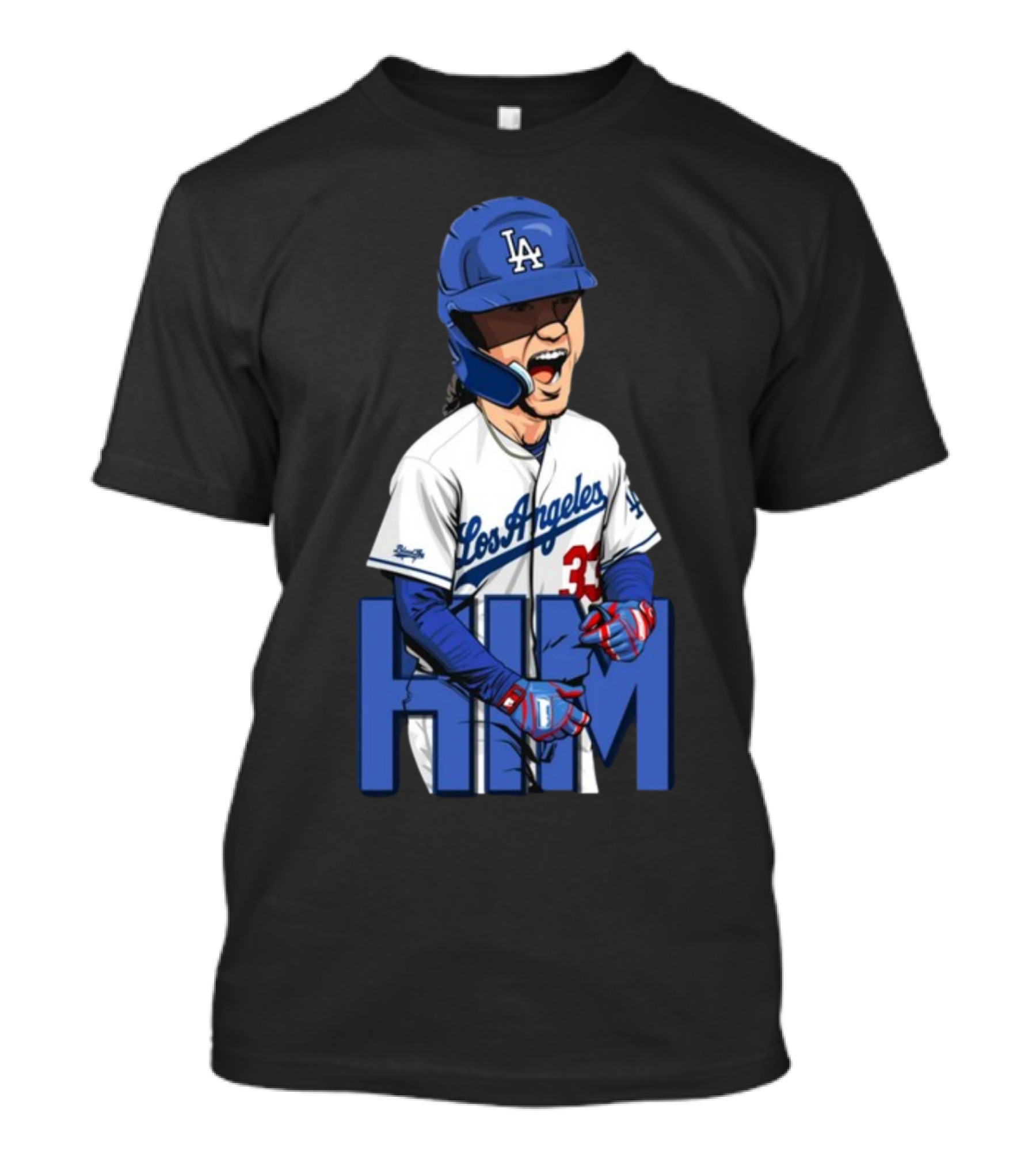 Los Angeles Him James Outman Baseball Player Iconic T-Shirt