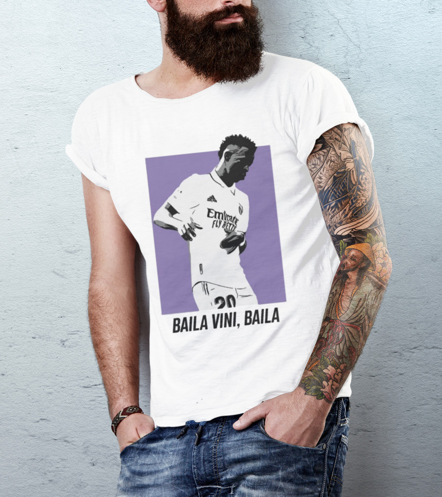 Club1863 Baila Vini Baila Real Madrid Football T-Shirt