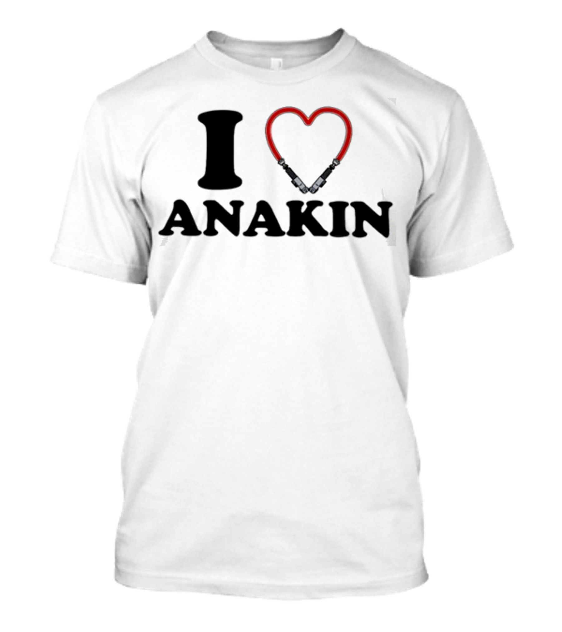 I Love Anakin Lightsaber Heart T-Shirt