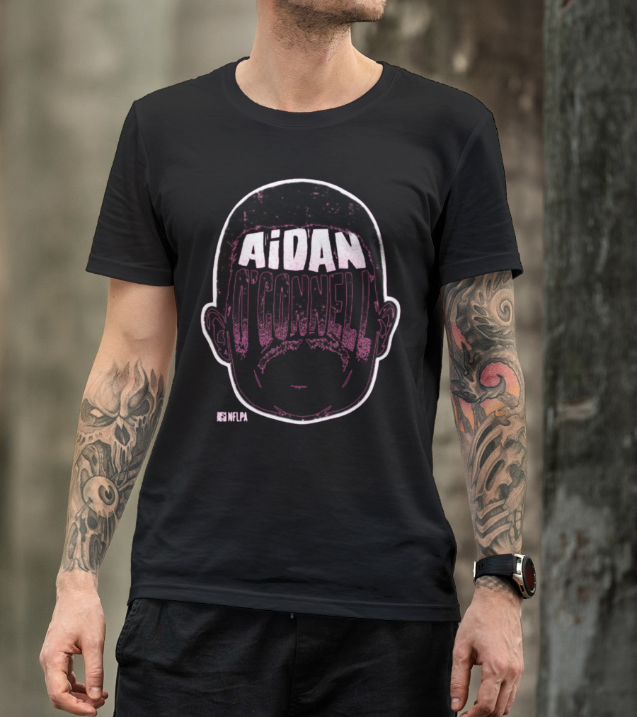 Aidan O'Connell NFLPA Logo Football Player T-Shirt