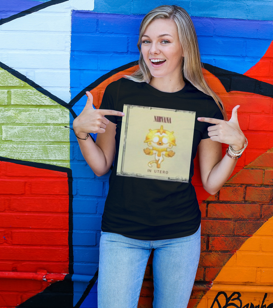 Nirvana Bloons In Utero Monkey T-Shirt