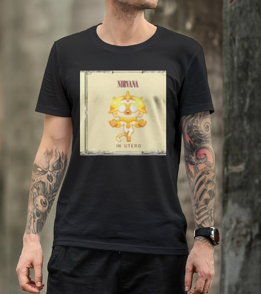 Nirvana Bloons In Utero Monkey T-Shirt