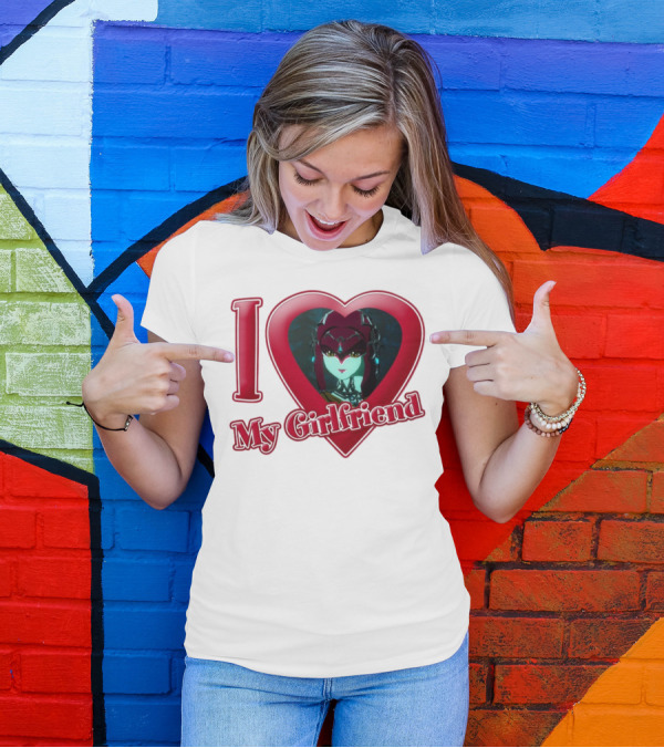 The Legend Of Zelda I Love My Girlfriend Mipha Heart T-Shirt