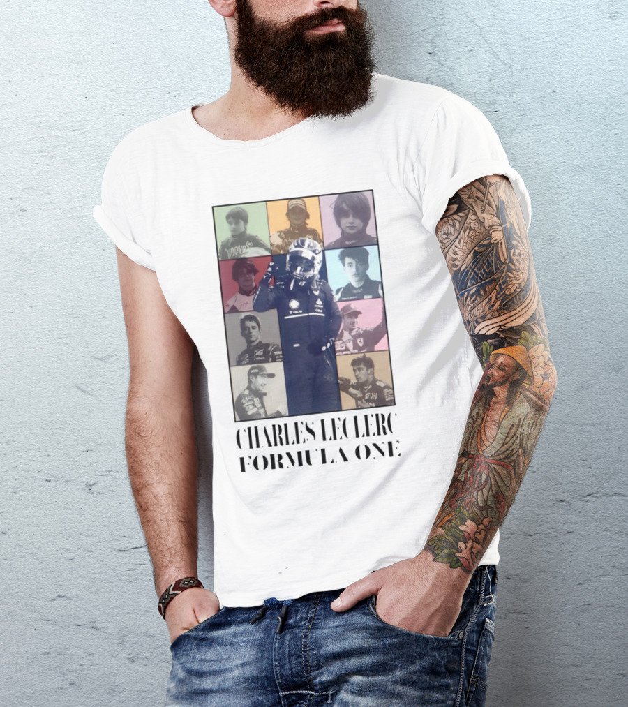 Charles Leclerc Formula One Eras Tour T-Shirt