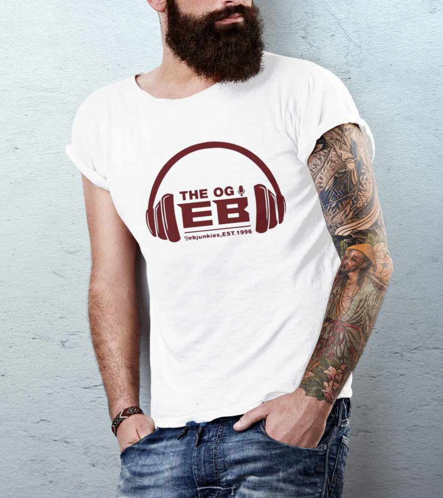 Sportsextraonline The OG EB Ebjunkies EST 1996 Headphone T-Shirt