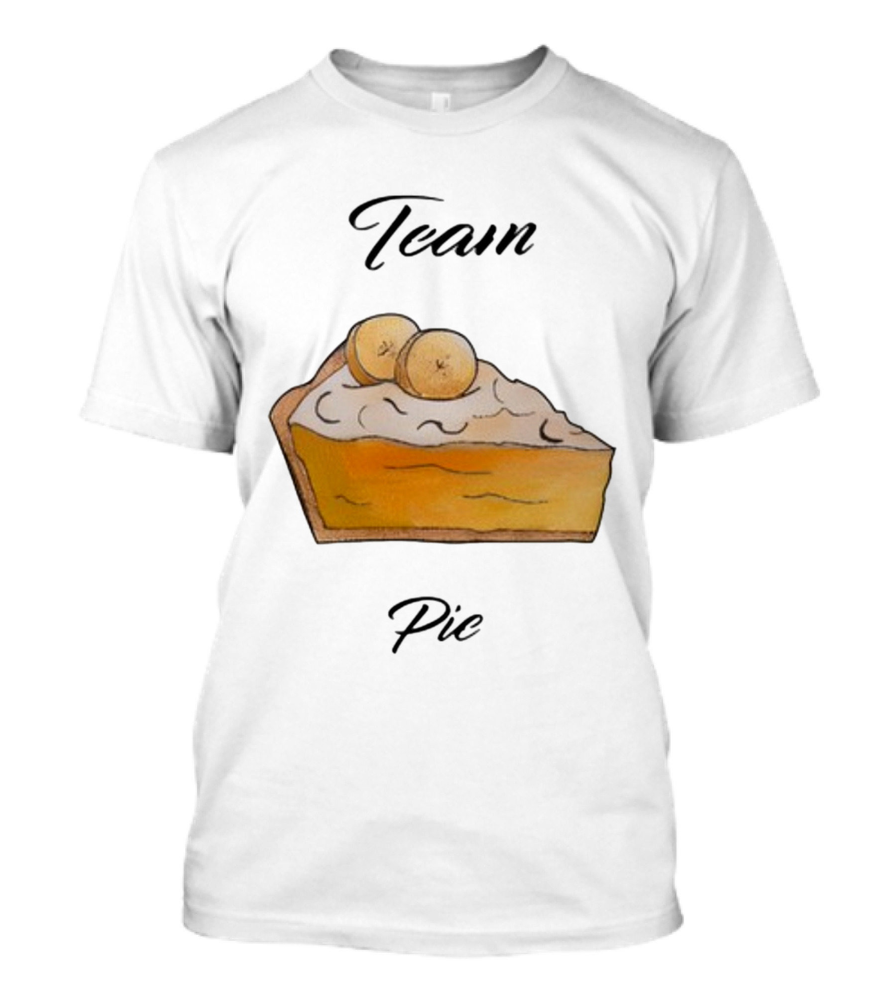 Team Pie Banana Cream Slice T-Shirt