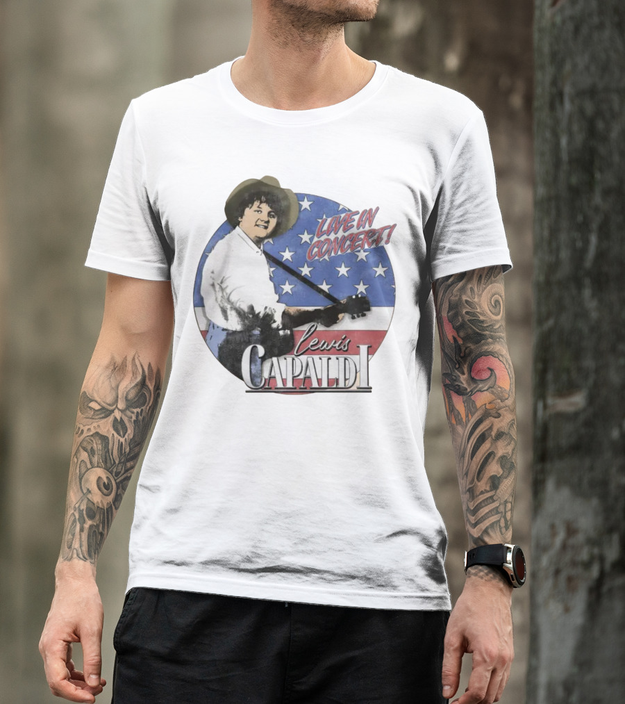 America's Sweetheart Returns Lewis Capaldi Live In Concert Tour T-Shirt