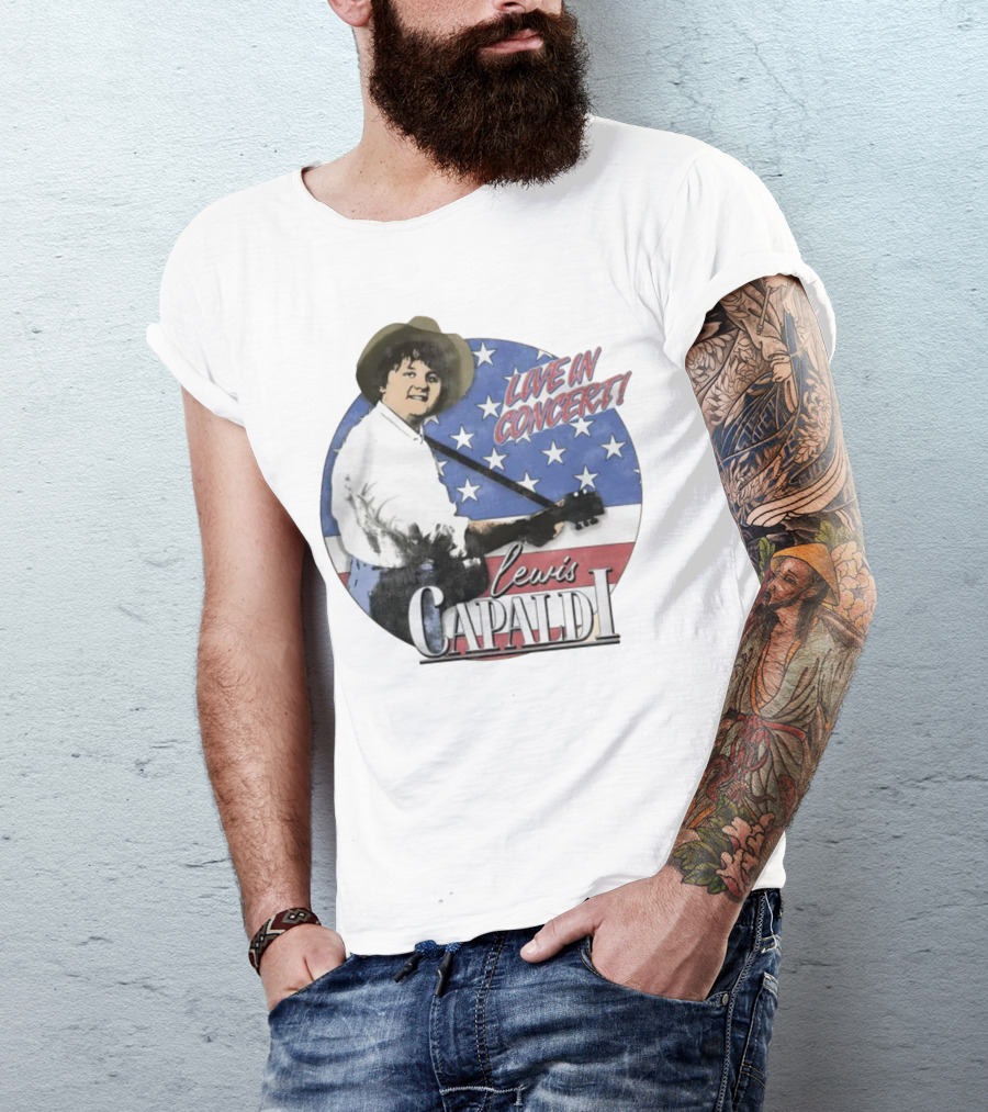 America's Sweetheart Returns Lewis Capaldi Live In Concert Tour T-Shirt