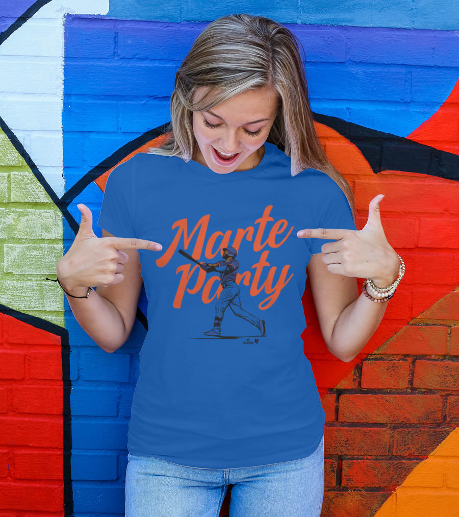 Marte Party New York Baseball Starling Marte T-Shirt