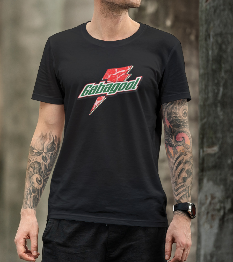Gabagool Lightning Bolt Meat T-Shirt