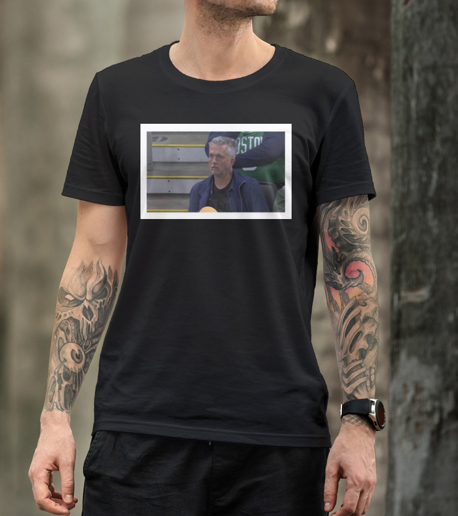 Boston Celtics Basketball Game Jeremy Tache Bill Simmons Sad Photo Meme T-Shirt
