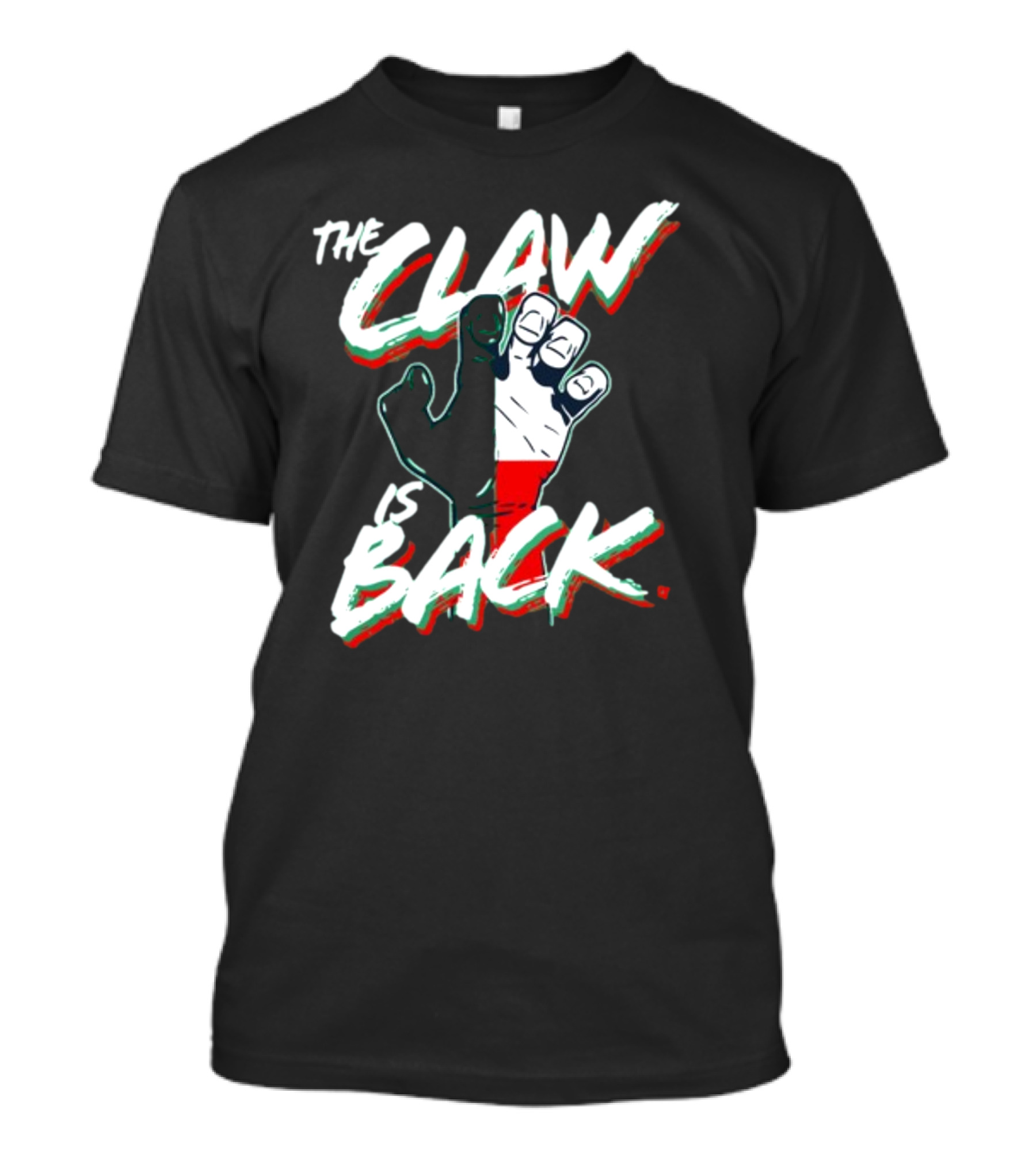 The Claw Is Back Tri-Color Fist T-Shirt