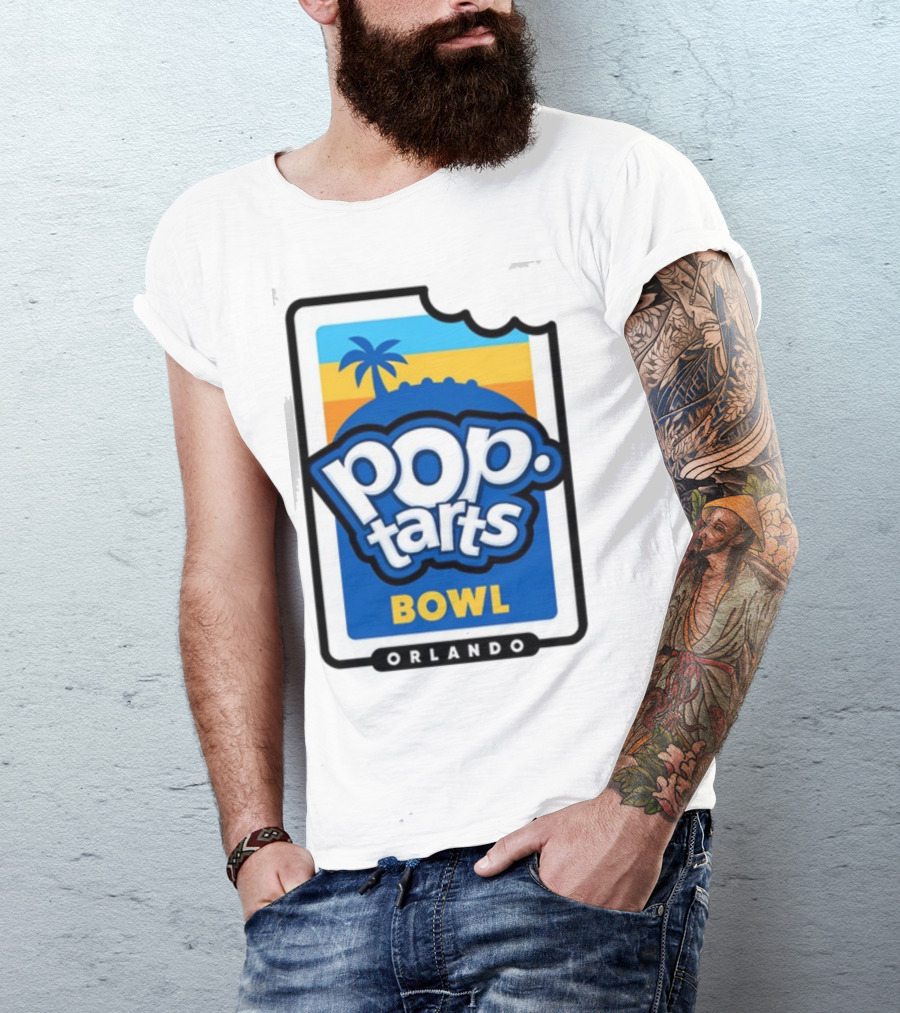 Pop Tarts Bowl Orlando Florida Palm Sunset T-Shirt