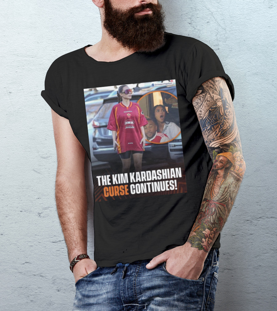 The Kim Kardashian Curse Continues Sports Reaction Scene T-Shirt