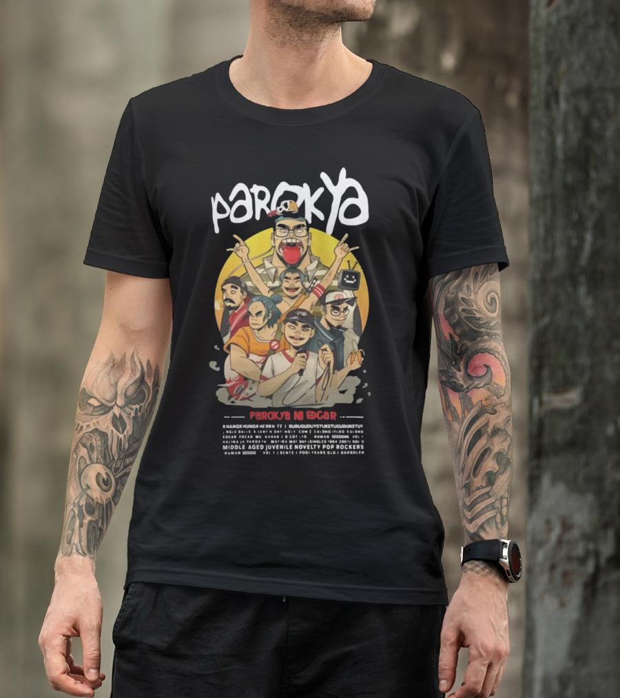 Parokya Ni Edgar Hanggang Hanggang Middle Aged Juvenile Novelty Pop Rockers T-Shirt