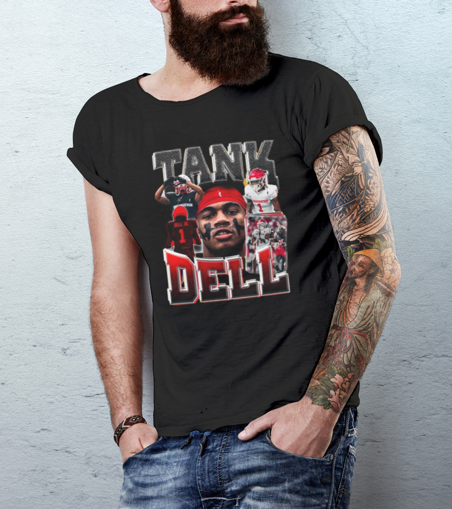 Bare Your Dreams With Tank Dell Football Action And Sports Spirit T-Shirt