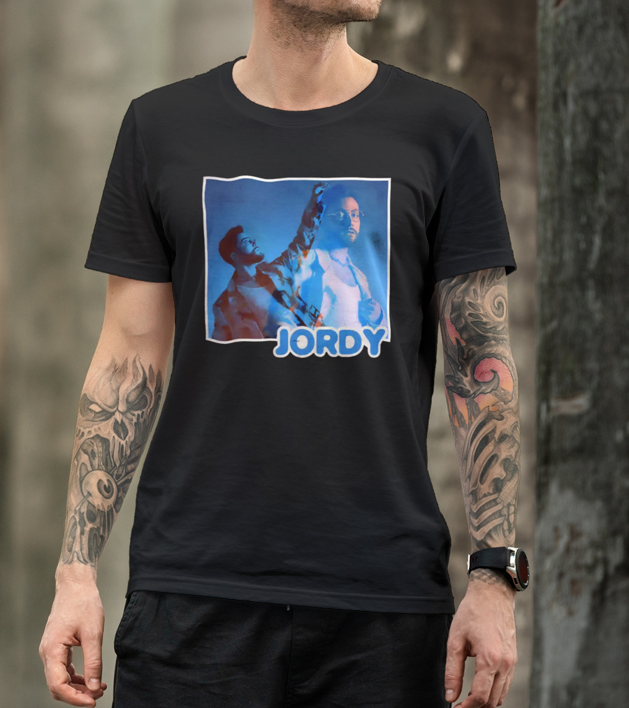Jordy Feelin Blue Dual Portrait With Cool Tones T-Shirt