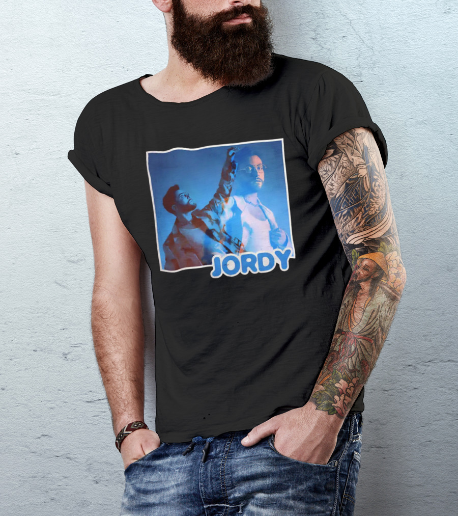 Jordy Feelin Blue Dual Portrait With Cool Tones T-Shirt