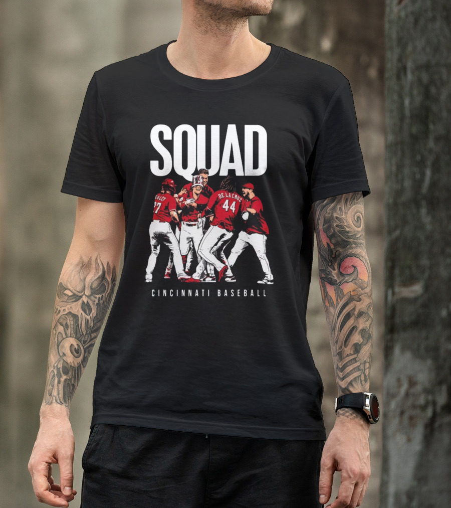 SQUAD Cincinnati Baseball Team T-Shirt