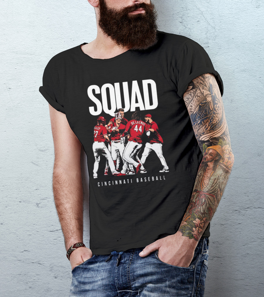 SQUAD Cincinnati Baseball Team T-Shirt