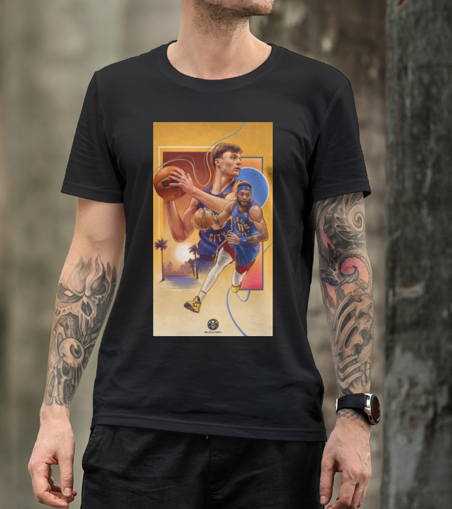 Denver Nuggets Bruce And Christian City Edition Basketball T-Shirt