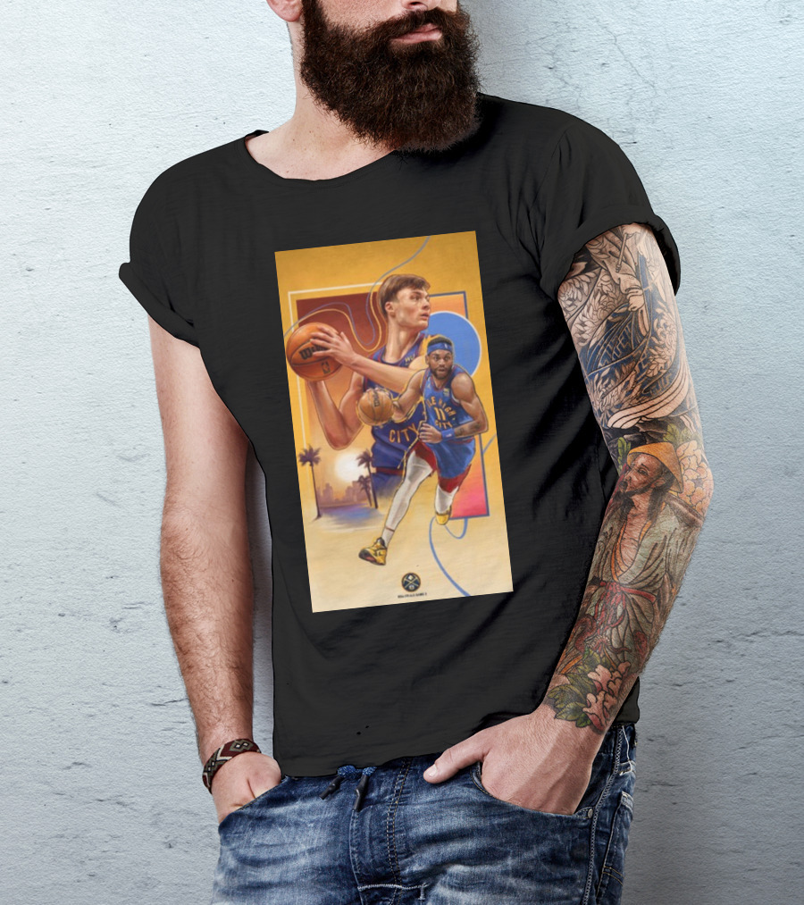 Denver Nuggets Bruce And Christian City Edition Basketball T-Shirt