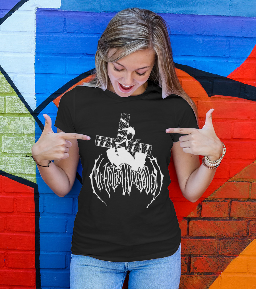 Nicholas D Wolfwood Cross Manga T-Shirt