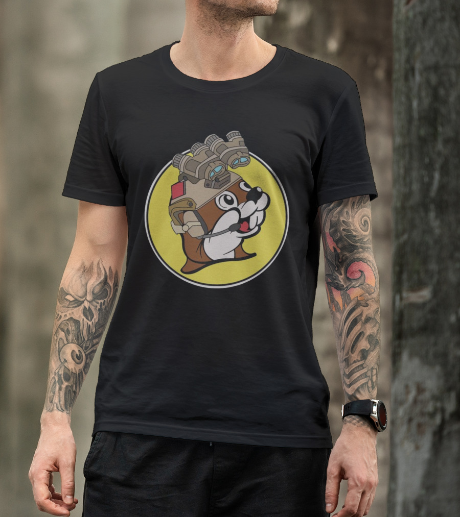 Fountainvalleypd Night Vision Beaver Tactical Headset T-Shirt