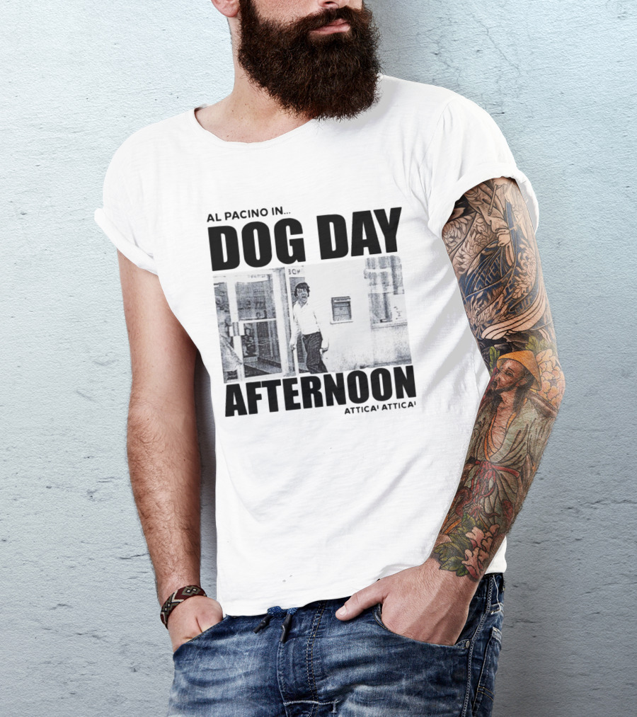 Al Pacino In Dog Day Afternoon Attica Scene T-Shirt