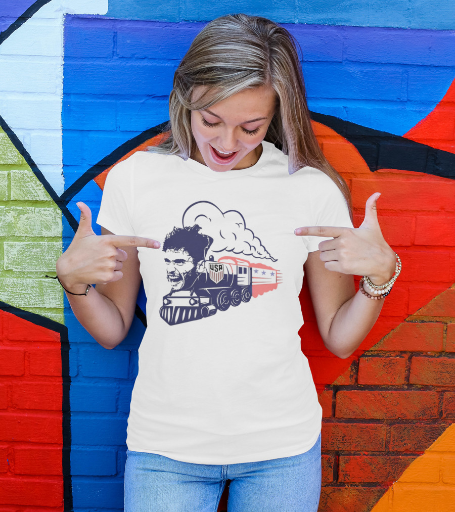 USA Train With FC Dallas Pepi Face T-Shirt