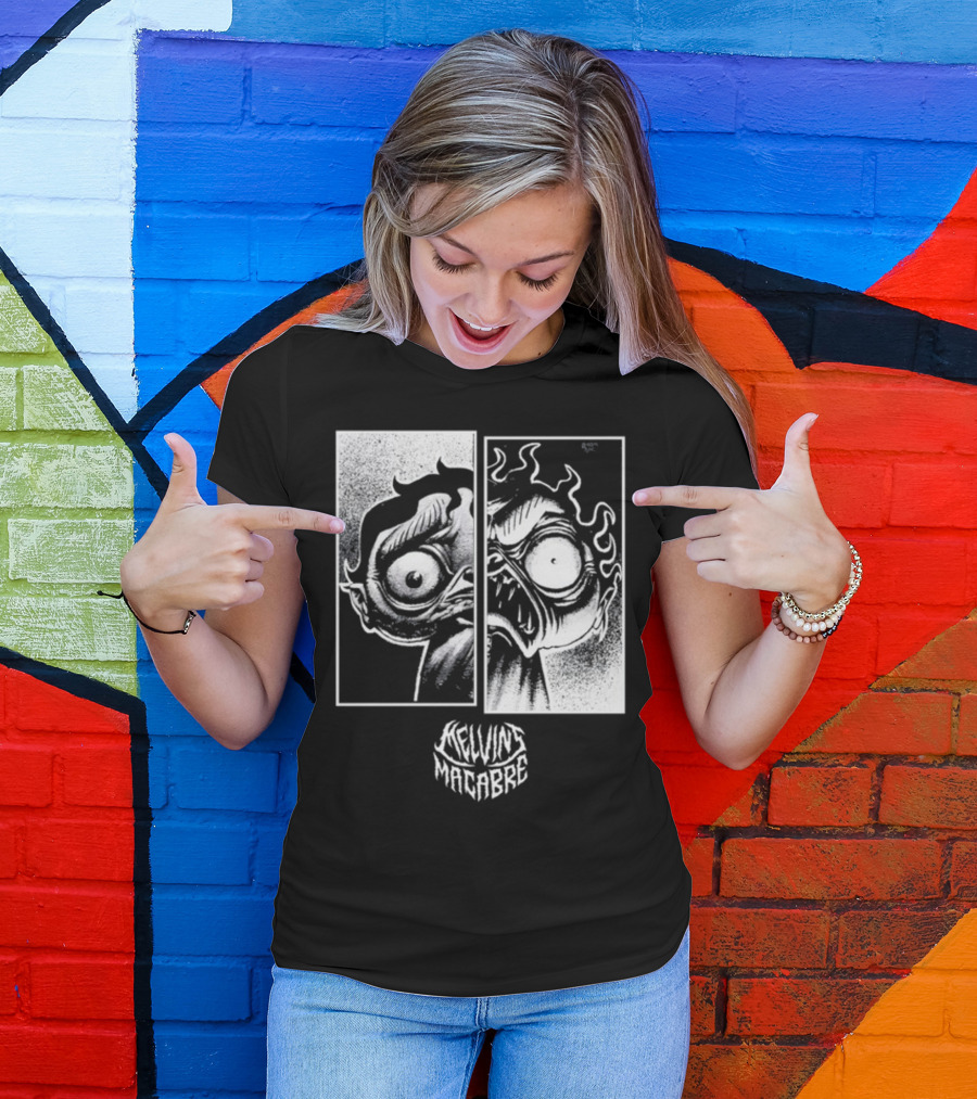 Melvin's Macabre Comic Horror Expression T-Shirt