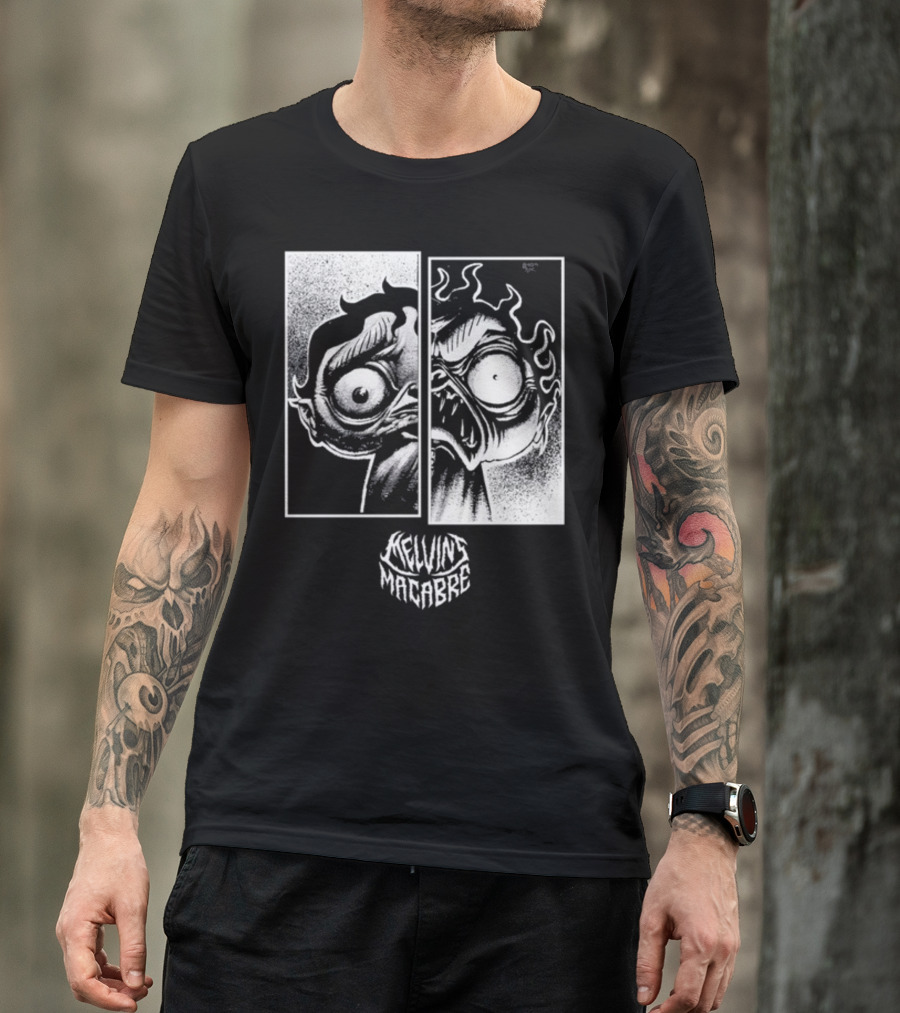Melvin's Macabre Comic Horror Expression T-Shirt