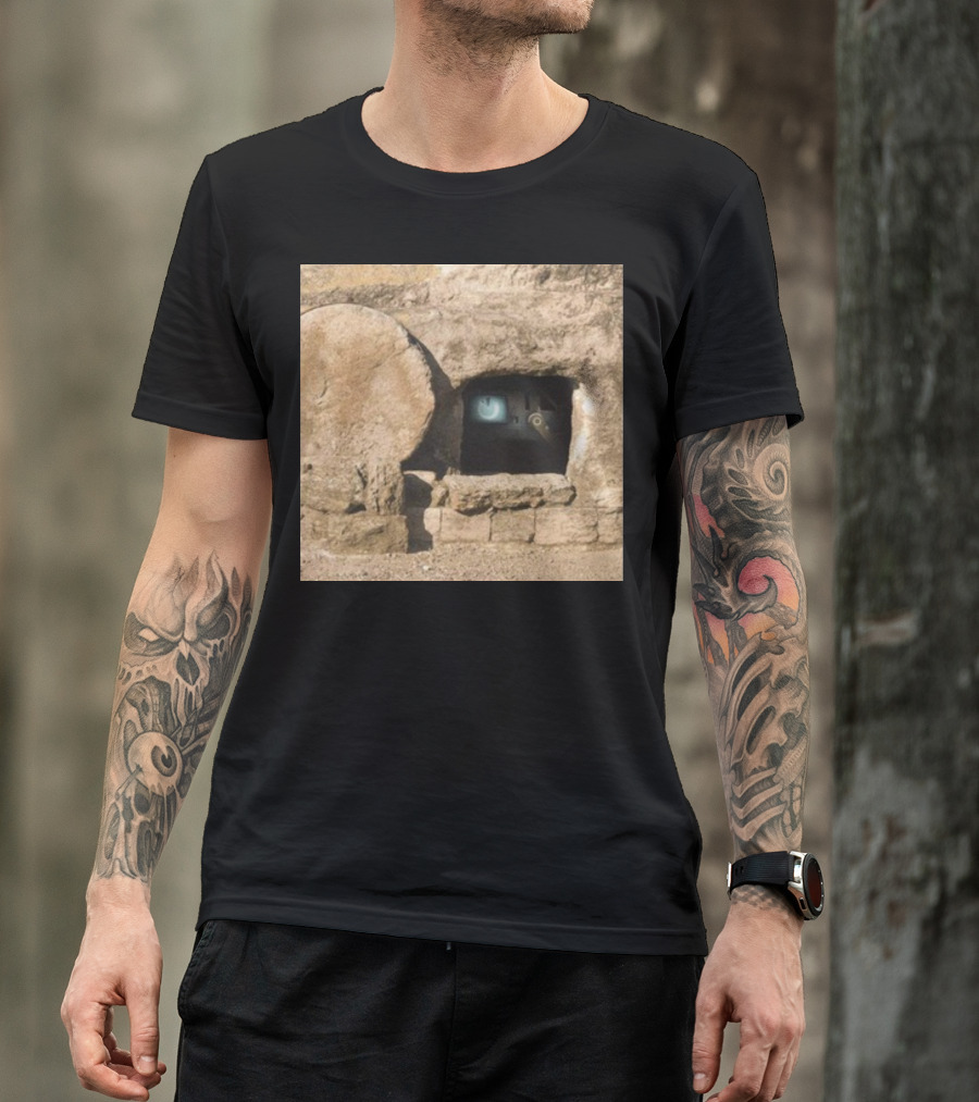 Reboot Van Cave With Stone Doorway And Tech Screen T-Shirt