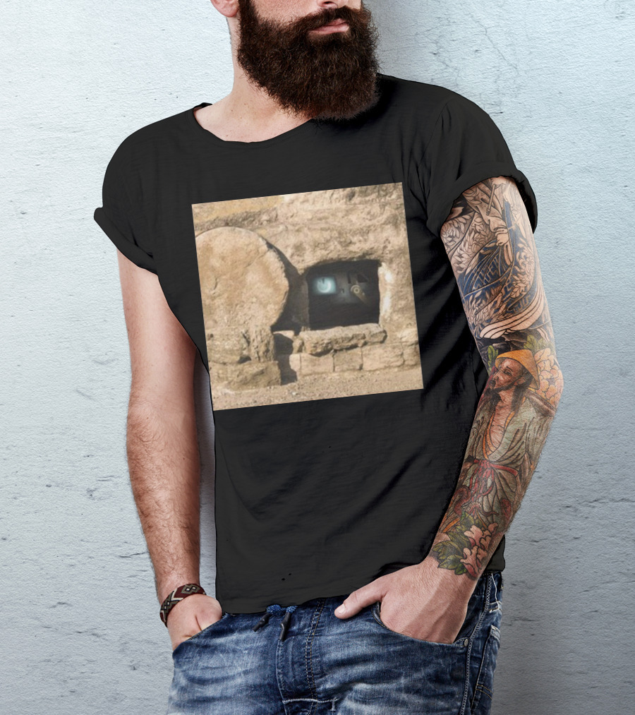 Reboot Van Cave With Stone Doorway And Tech Screen T-Shirt
