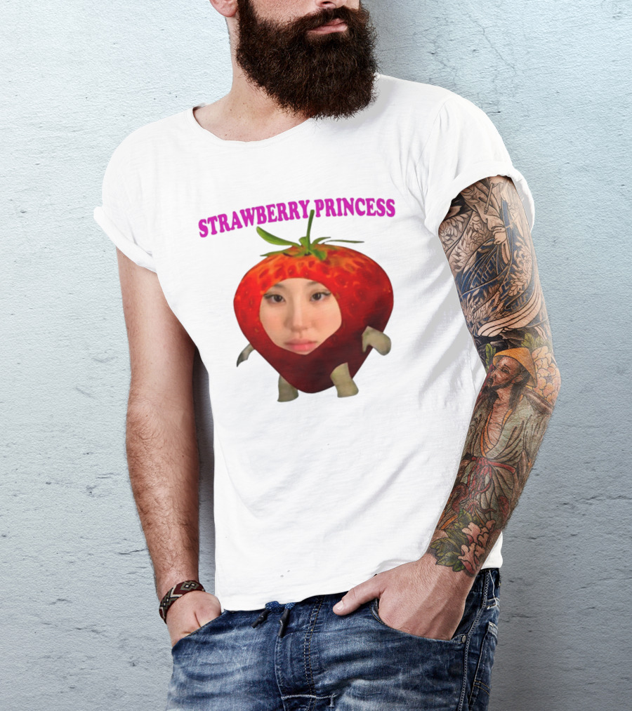 Chaeyoung Strawberry Princess In A Strawberry Costume T-Shirt