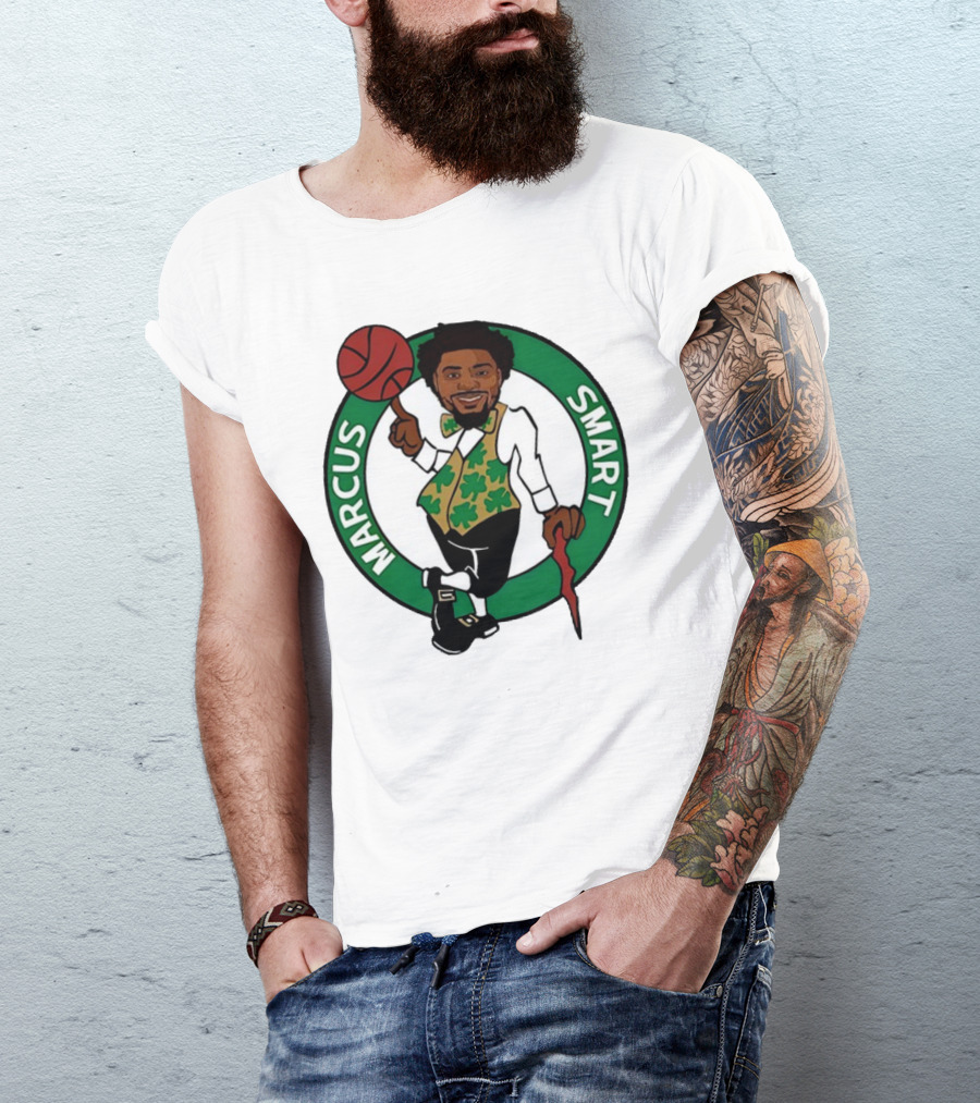 Marcus Smart Celtics Basketball Character T-Shirt