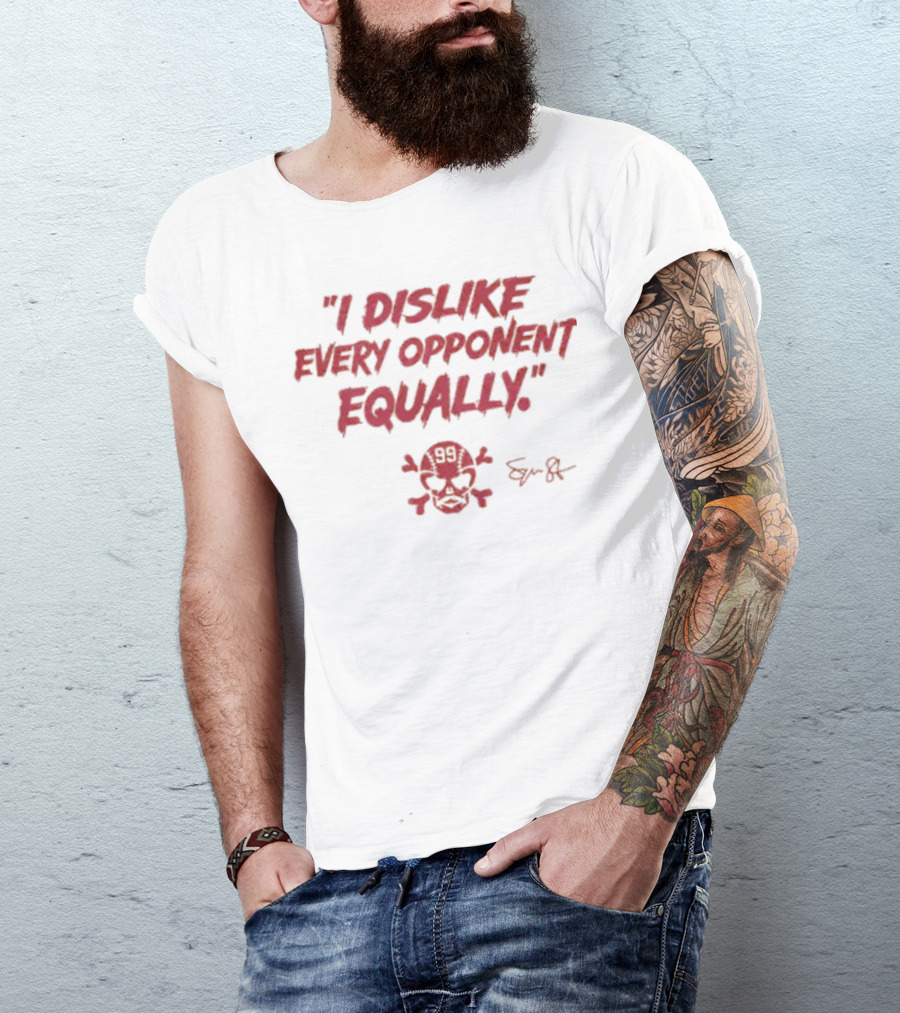 I Dislike Every Opponent Equally 99 Skull Сергей Базаревич T-Shirt