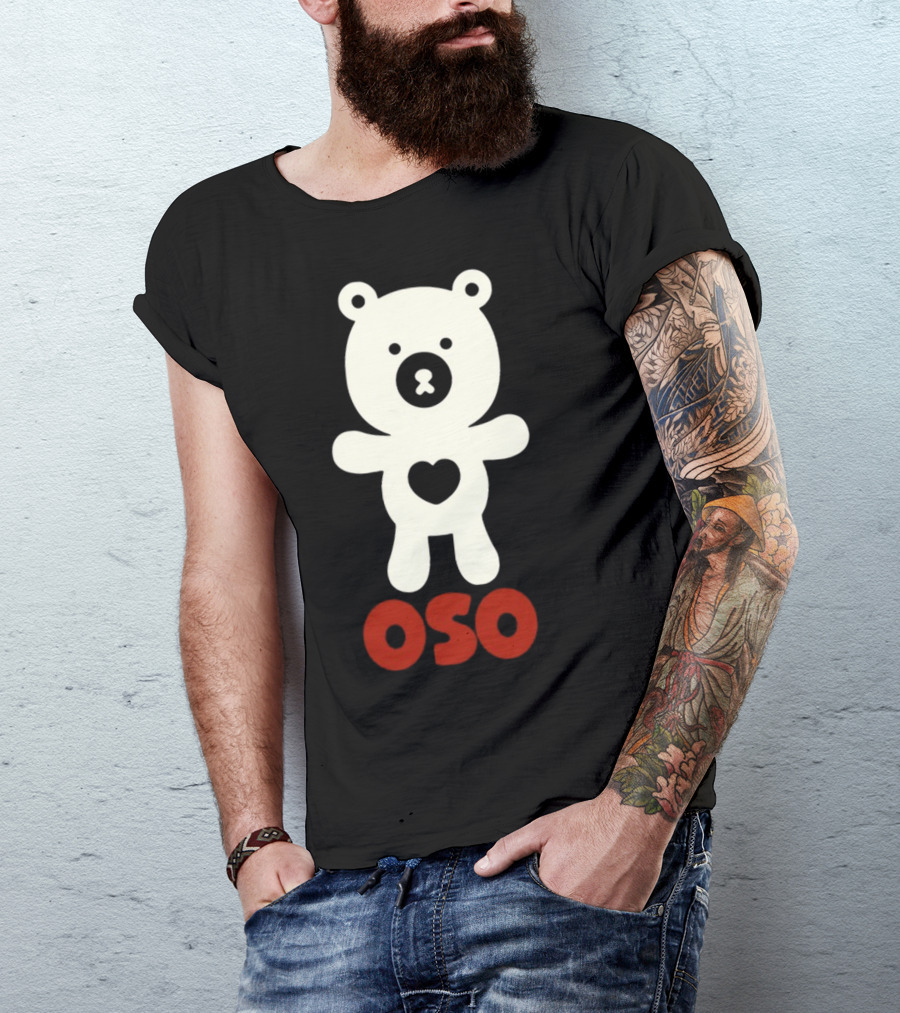 Wicked Naughty Oso Gay Bear Heart T-Shirt